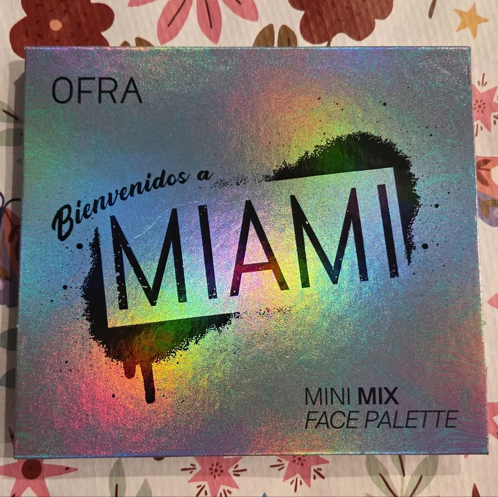 OFRA Mini Mix Face Palette Bienvenidos A Miami Highlighter Bronzer Blush Makeup